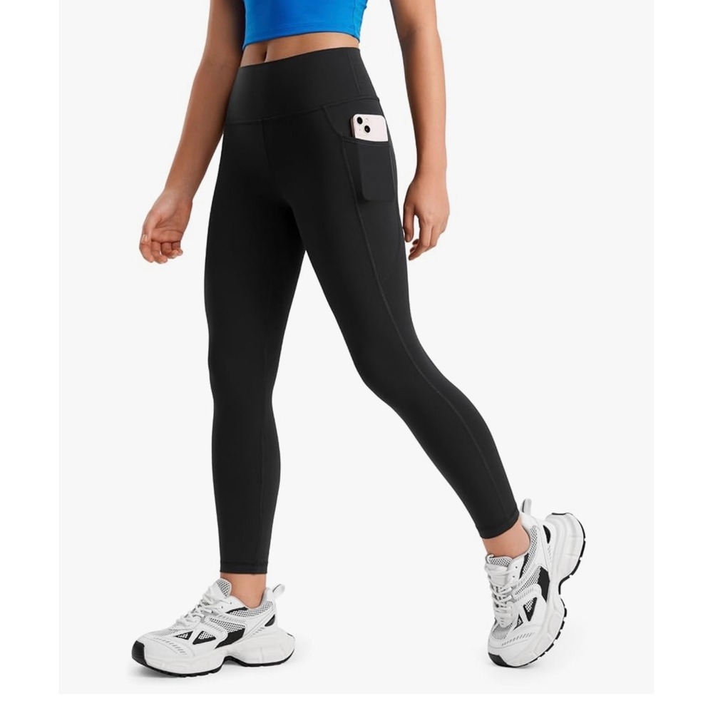 CRZ YOGA Girls Butterluxe Yoga Leggings Athletic Sports‎ Casual Pants High Waist
